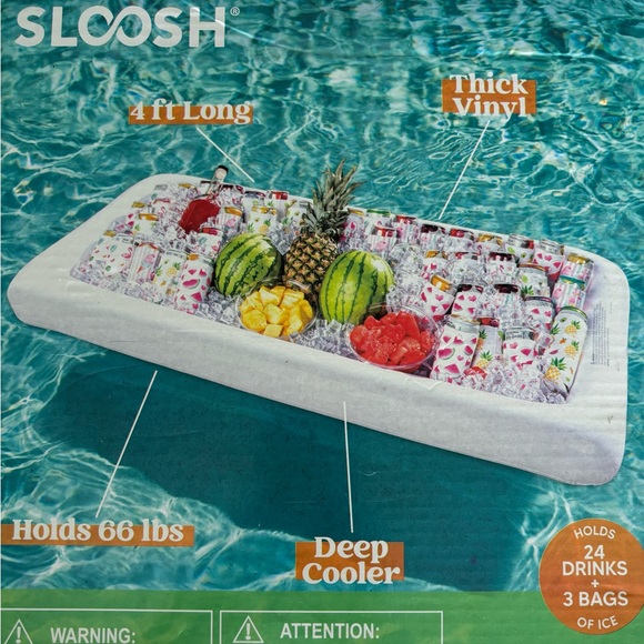 3 pack inflatable ice serving bar pool party buffet cooler - Picture 2 of 4